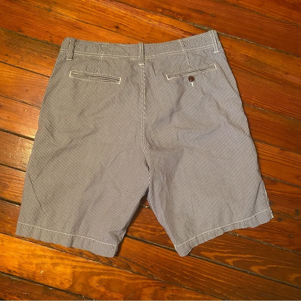 J. Crew Field Short Pin Striped Shorts 10” Size 32
